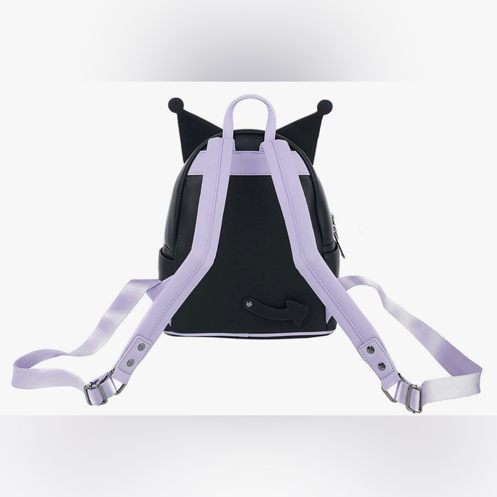 Loungefly Sanrio Hello Kitty Kuromi Cosplay Womens Double Strap Shoulder Bag - Picture 3 of 7